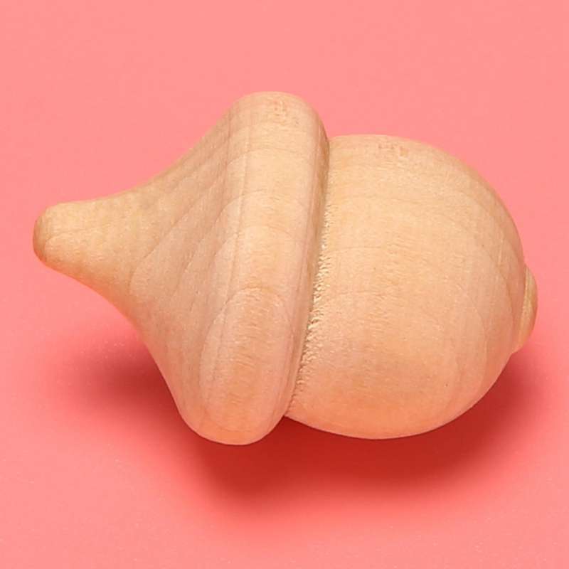 Wooden Acorn Crafts for Kid Painting Home Decoration