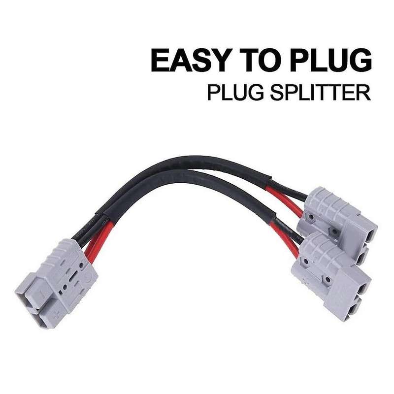 50a Anderson Plug Connector Dual Y Adapter Connector with 6mm Cable