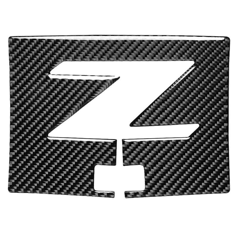 Car Real Carbon Fiber Center Console Navigation Panel Cover Trim