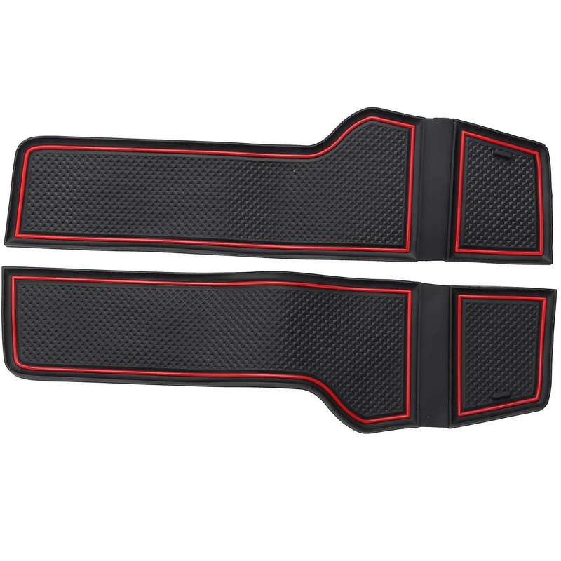 Door and Center Console Liner for Honda Civic 15-pc (front Seat,red)