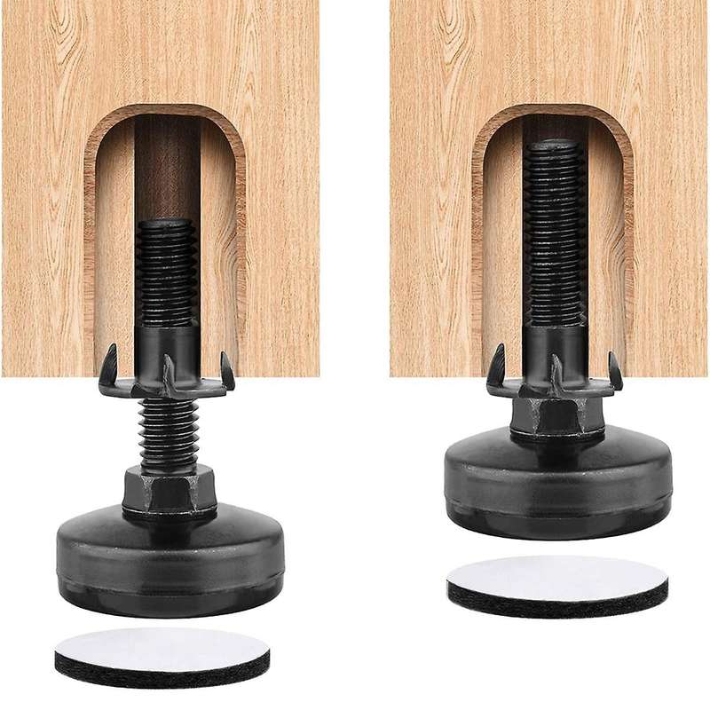 8pcs Furniture Levelers Adjustable for Cabinets Tables Chairs Raiser