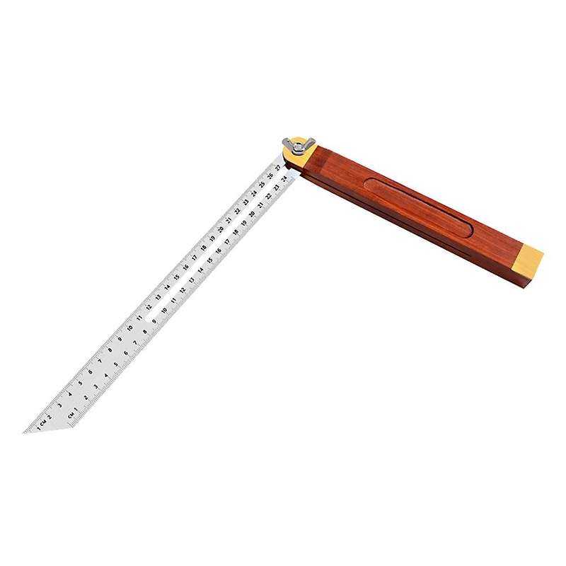 Woodworking Angle Ruler Mahogany Movable Angle Ruler,s