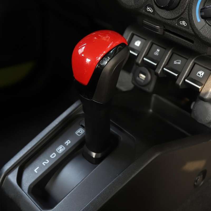 Car Gear Shift Knob Head Cover for Suzuki Jimny, Abs Red