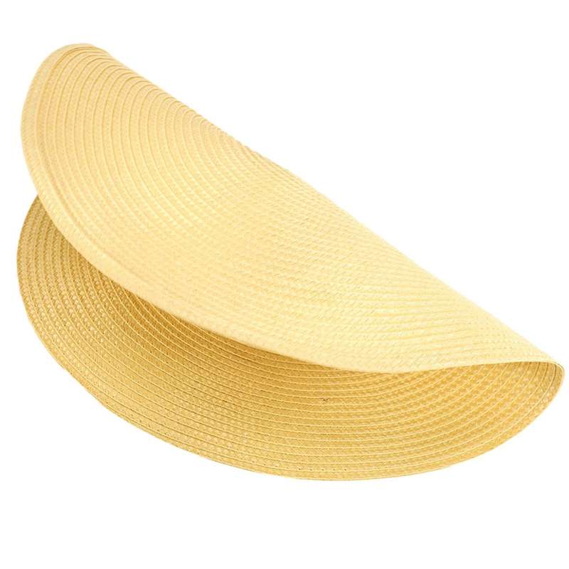 Indoor & Outdoor Round Woven Placemat, Set Of 6 Everyday Use 15 Inch