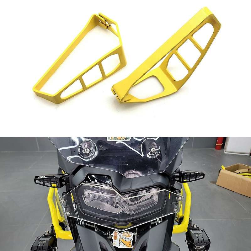 Motorcycle Front and Rear Turn Signal Protection Cover Black