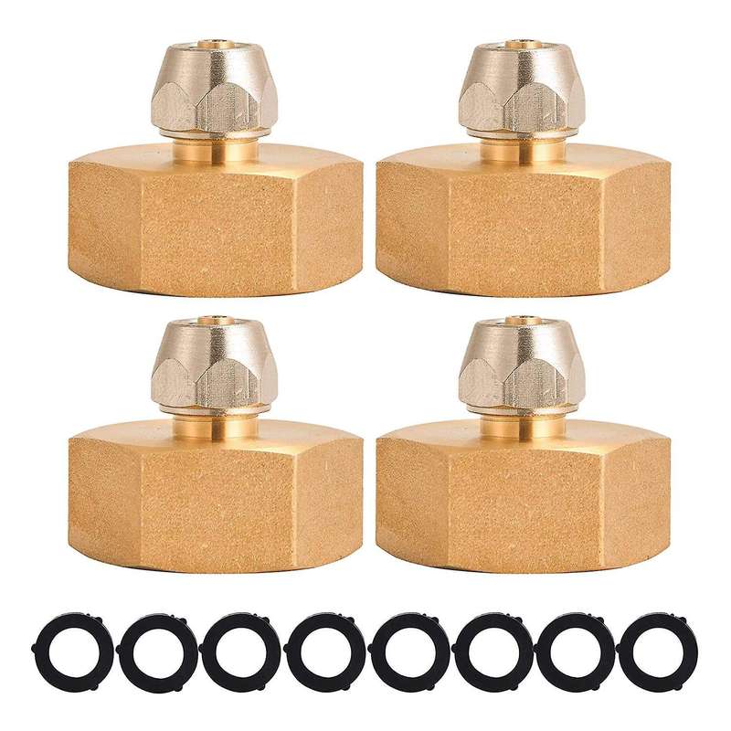 Garden Hose Adapter, 3/4 Inch Female Ght to 1/4 Inch Irrigation