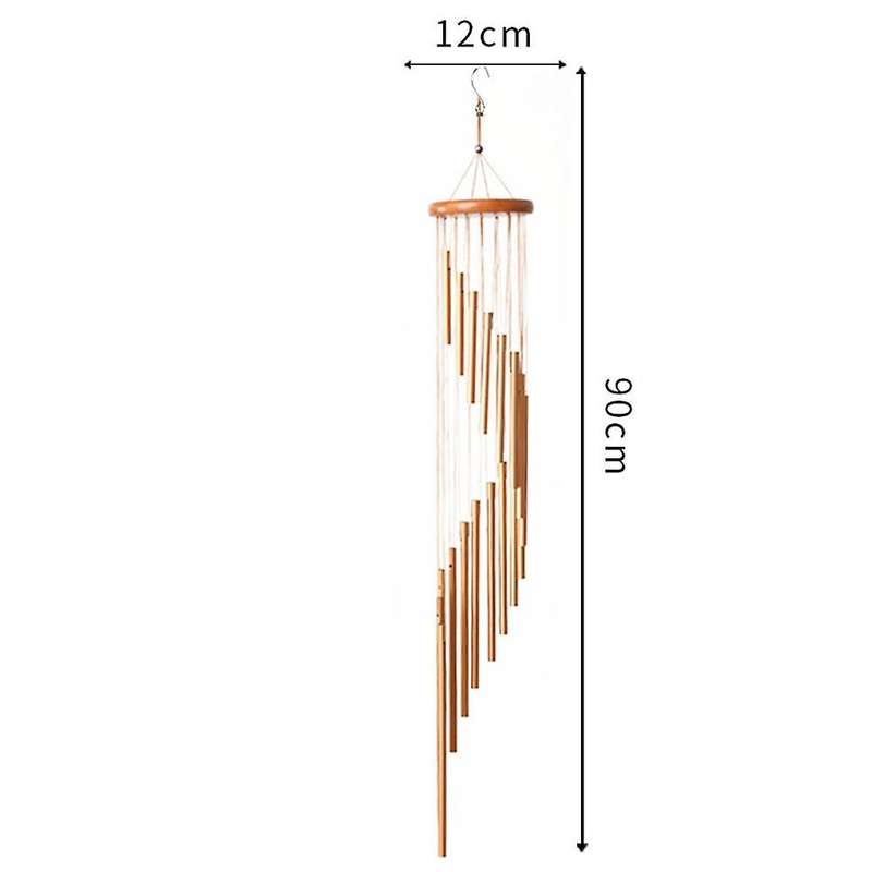 90cm 18 Tubes Wind Chimes Metal Wind Bells Home Decor Wind Chimes