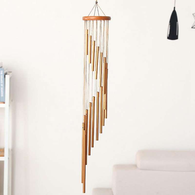90cm 18 Tubes Wind Chimes Metal Wind Bells Home Decor Wind Chimes
