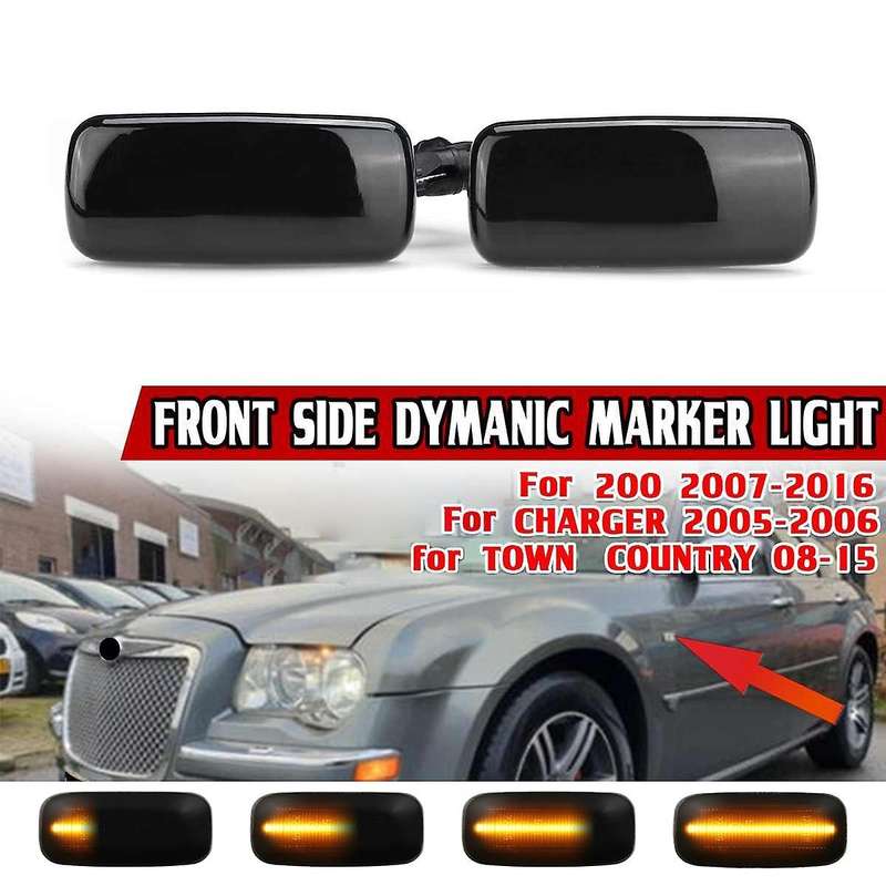 Car Front Led Side Marker Light for Jeep 200 Dodge Charger Avenger