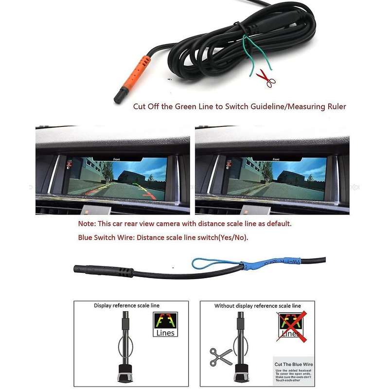 Car Hd Ccd Auto Reverse Rear View Camera Waterproof for Ford Transit
