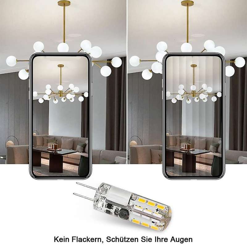 G4 Led White Light Bulbs, Replacement for 20 W Halogen Bulbs, 10pcs