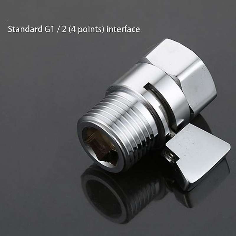 2pcs Shower Diverter Valve Solid Brass Shut Off Valve B
