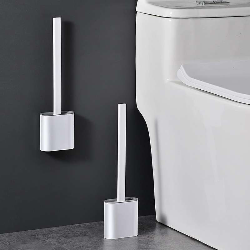 Silicone Toilet Brush, 2 Pcs Bathroom Silicone Toilet Brushes,toilet