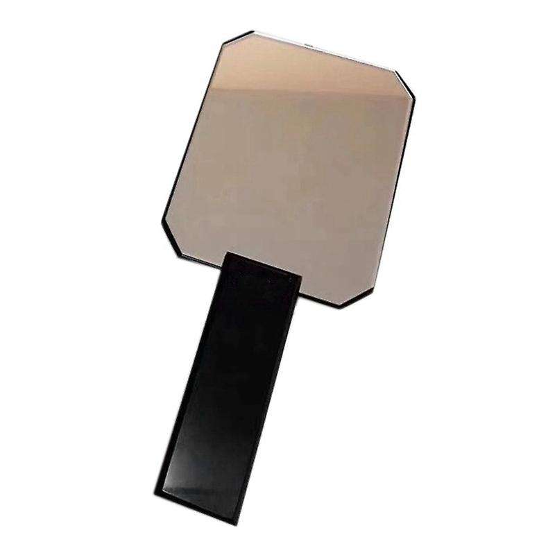 Handheld Cosmetic Mirror Professional Salon Barbers Mirror Black