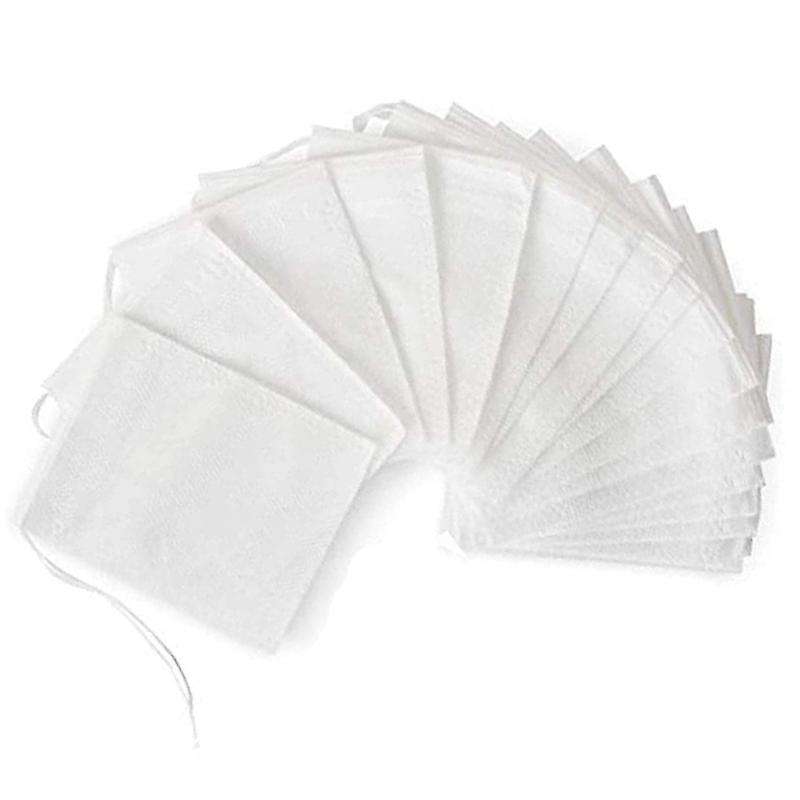 Disposable Cotton Drawstring Seal Filter Tea Bags for Loose Leaf Teal