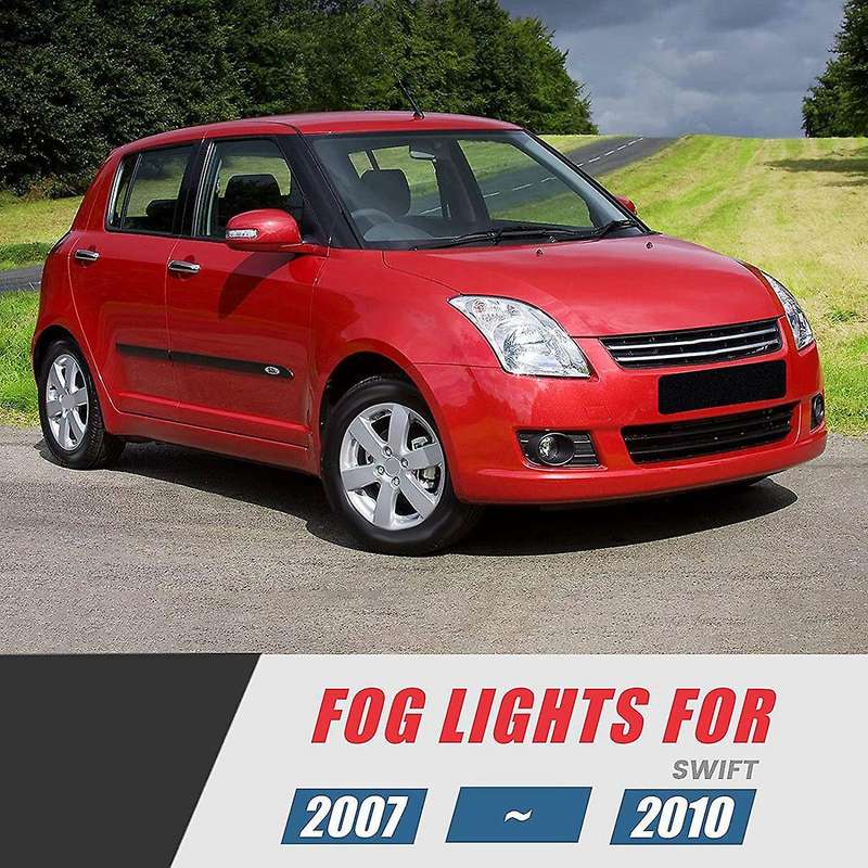 Car Front Bumper Fog Lamp Cover Bezels for Suzuki Swift 2007-2010