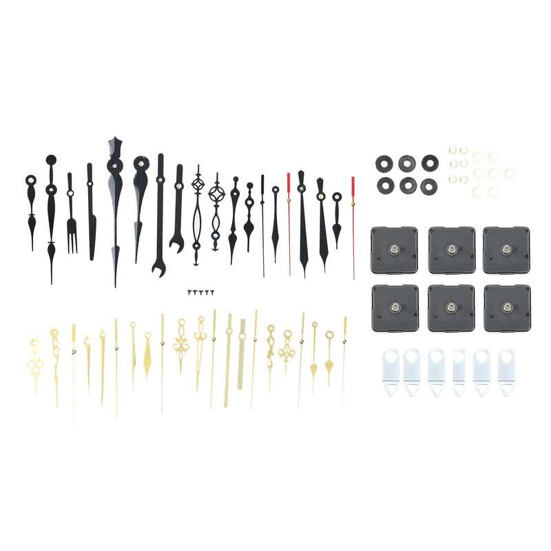 1set Diy Clock Movement Automatic Time Adjustment Mute Movement Kits