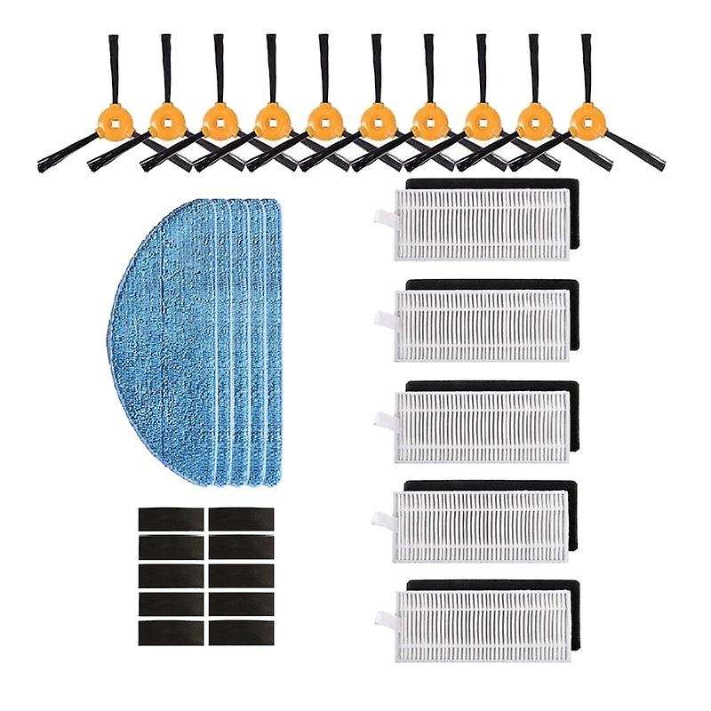 Side Brush Hepa Filter Mop Cloth for Ecovacs Deebot 600 Robot Brush