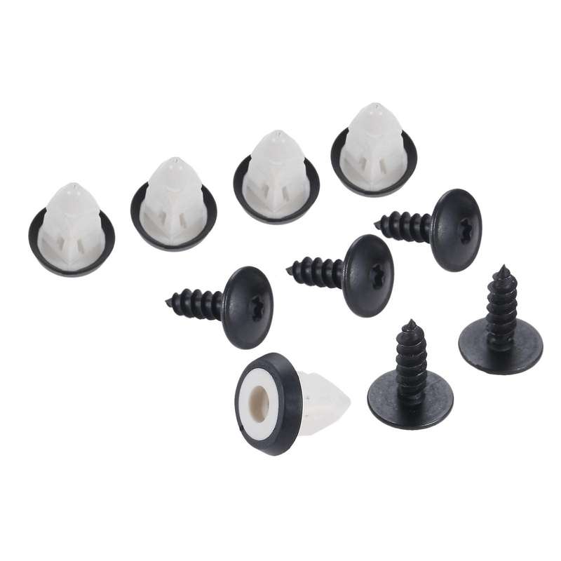 100pcs Car Mudguard Screws Bumper Skirt Torx Screws Clips