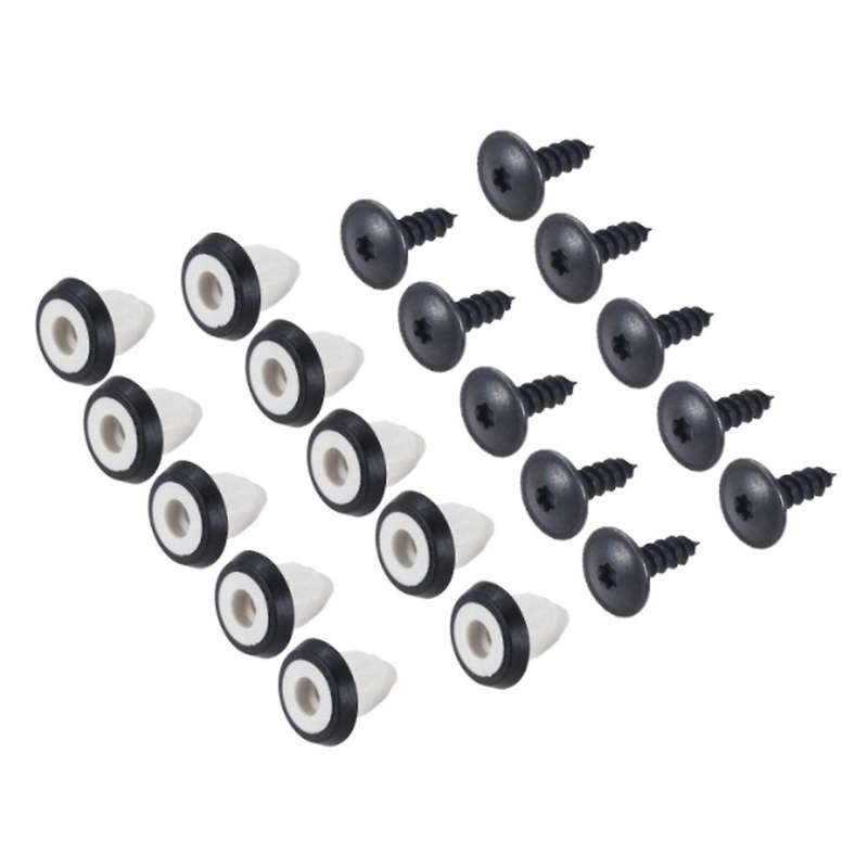 100pcs Car Mudguard Screws Bumper Skirt Torx Screws Clips