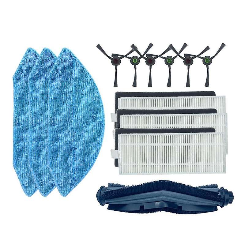 13pcs Steam Mop Cloth Mop Roller Brush with Filter for Cobos U2/dgn22