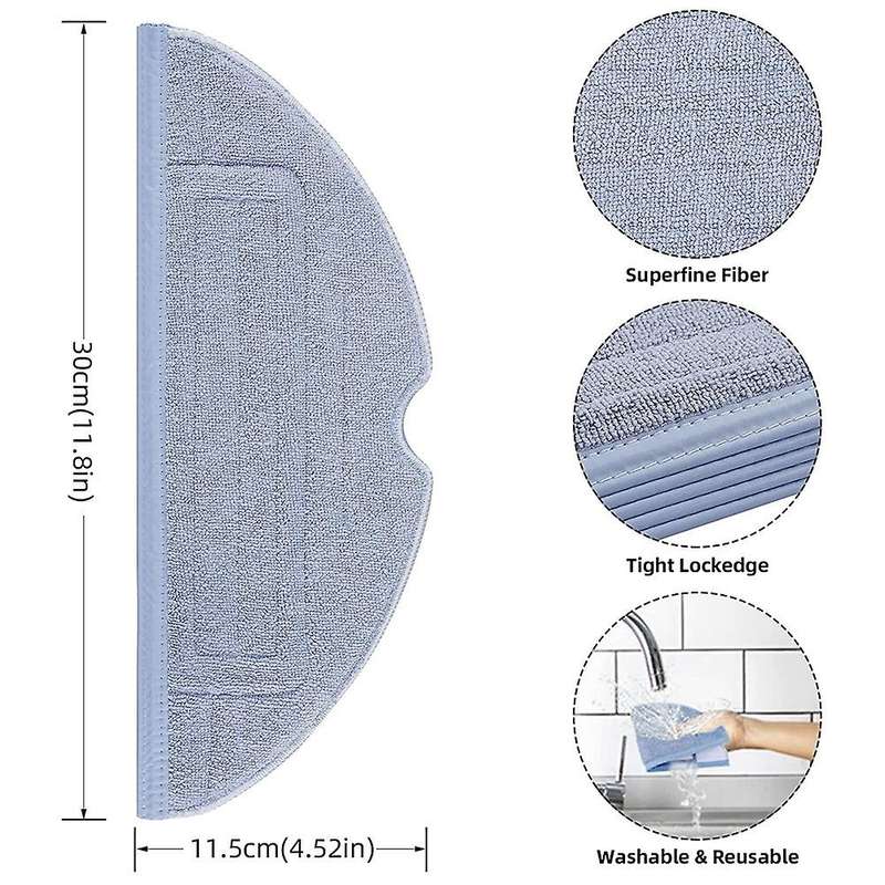 11 Pcs Accessories Kit for Xiaomi Roborock S7 / S7+ Vacuum Cleaner