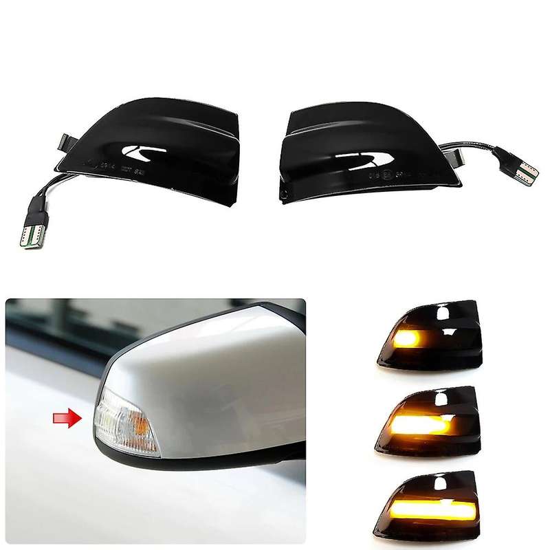 2 Pcs Led Dynamic Mirror Indicator Light for Ford Focus 2 Mk2 04-08