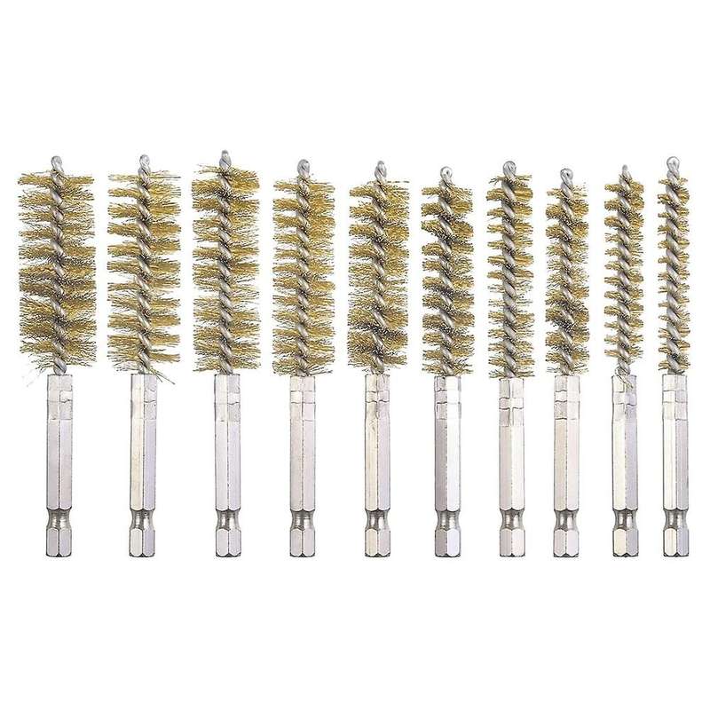 Bore Brush Set-1/4inch Hex Shank with Different for Tubes Ports A