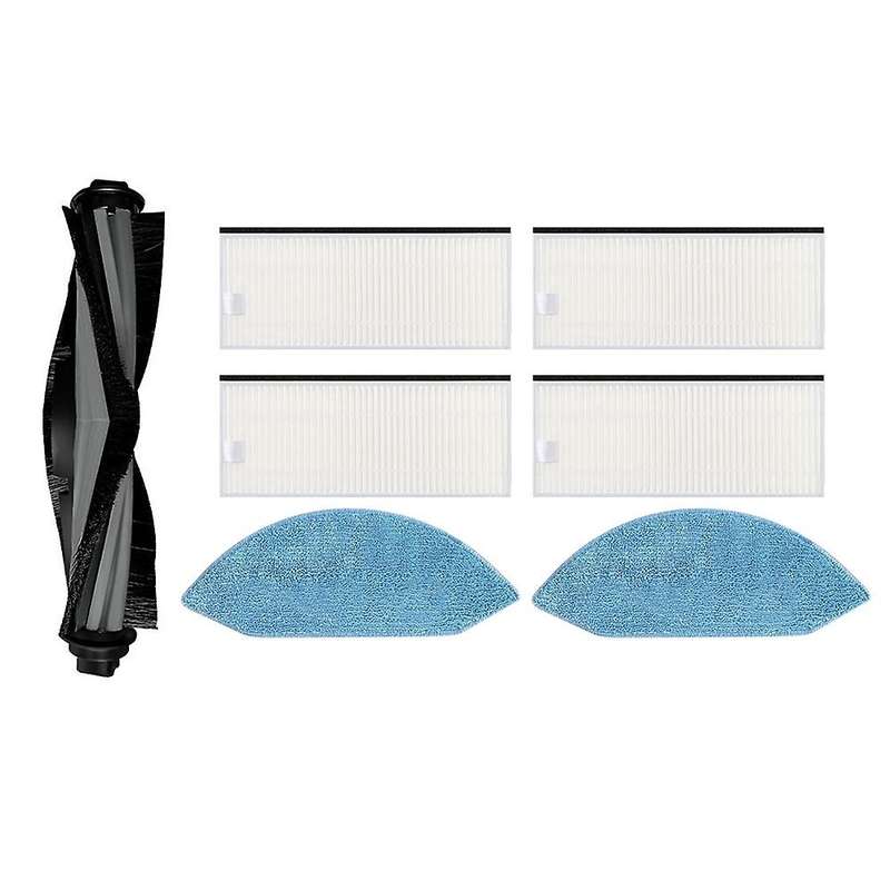 7pcs for Ecovacs U2 Dgn22 Robotic Vacuum Filter Main Brush Mop Cloth