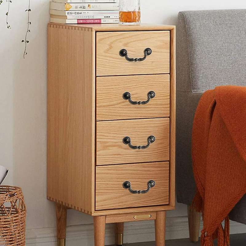 6 Pack Drop-down Bail Dresser Pull Handle Swing Drawer Pulls