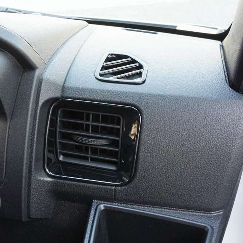 Matte Silver Air Vent Housing Outlet Frame Decorative Cover Trim