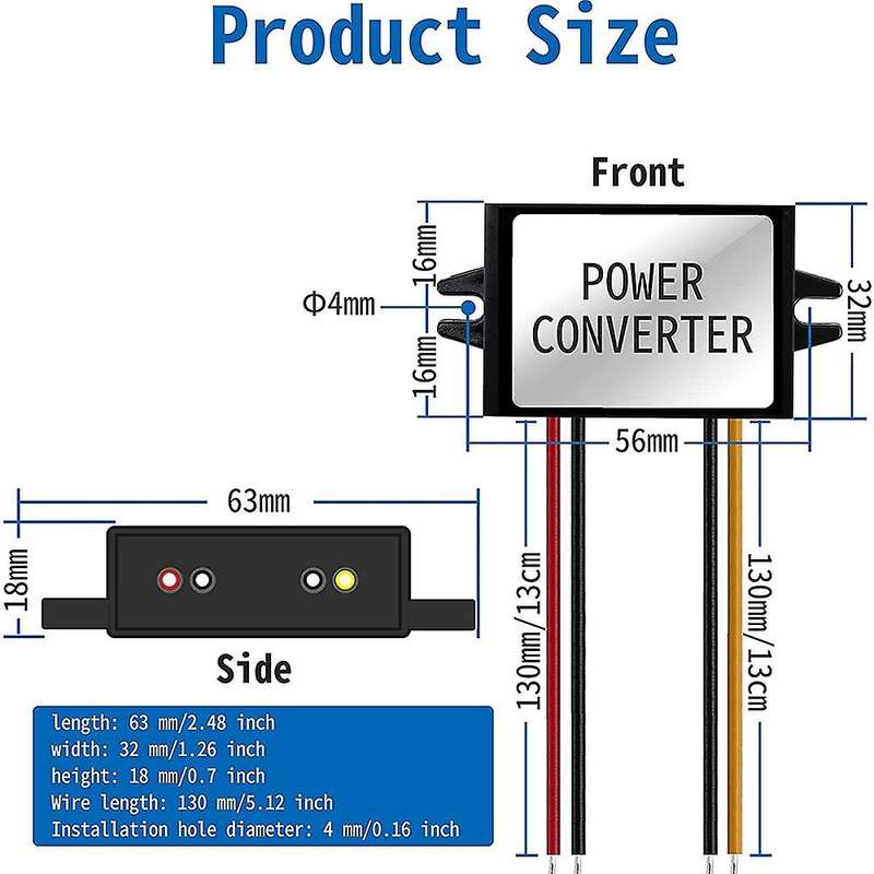 24v to 12v Step Down Converter Buck Converter Transformer Module