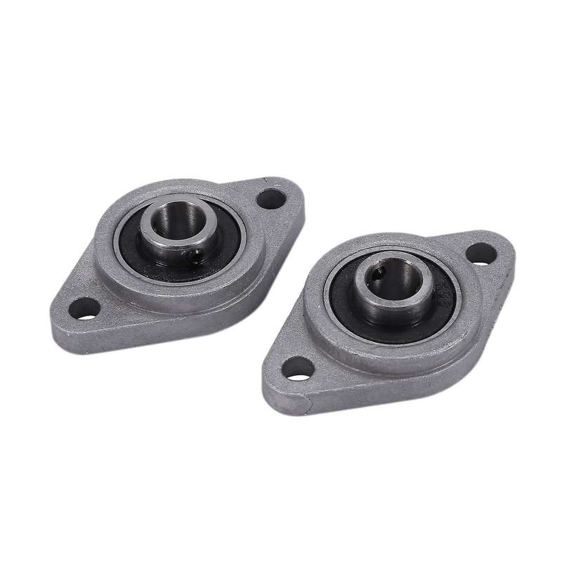 10 Pcs Kfl08 8mm Diameter Zinc Alloy Bearing Housing Fl08 K08