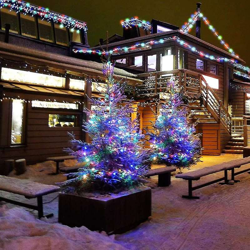 Led Rope String Lights 33ft 100 Leds 8 Modes Multicolor Outdoor