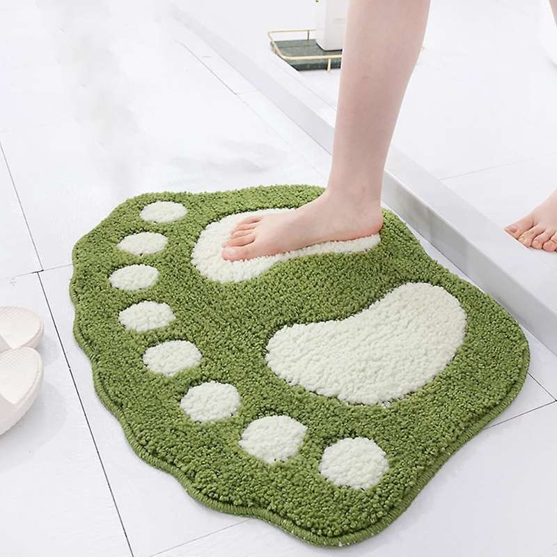 Bathroom Rugs Mats Soft Microfiber Bath Water Absorbent Non-slip Mat
