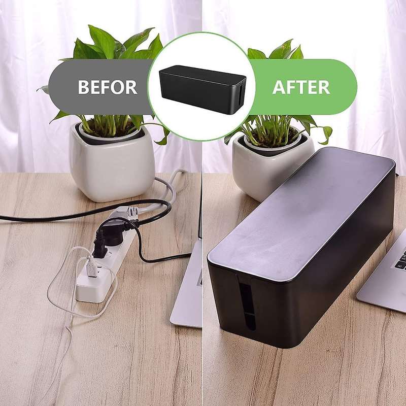 Cable Management Box, Wire Storage Box, Used to Hide The Power Strip