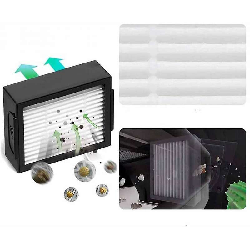 Replacement Brushes and Filter Kit for Irobot Roomba Series E5 E6 I7