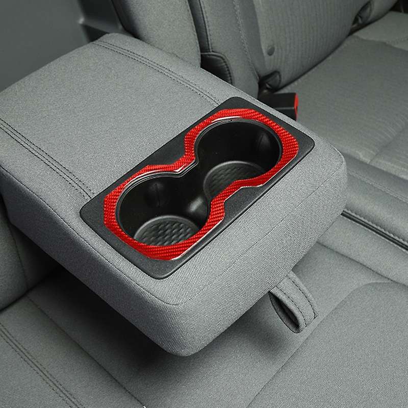 Car Cup Holder Cover for Dodge Ram 1500 2018-2022,carbon Fiber