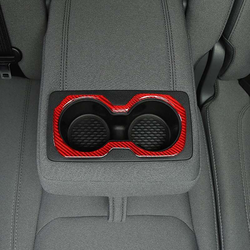 Car Cup Holder Cover for Dodge Ram 1500 2018-2022,carbon Fiber