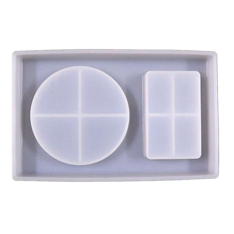 Diy Crystal Epoxy Swing Table 2 In 1 Tray Epoxy Mould Box Silicone B