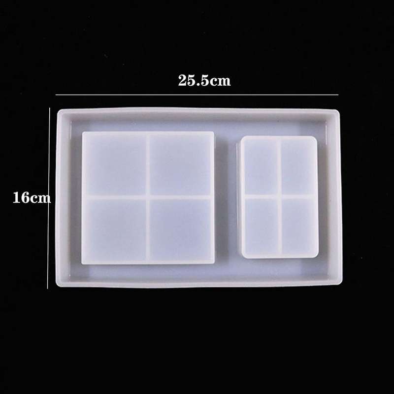 Diy Crystal Epoxy Swing Table 2 In 1 Tray Epoxy Mould Box Silicone B