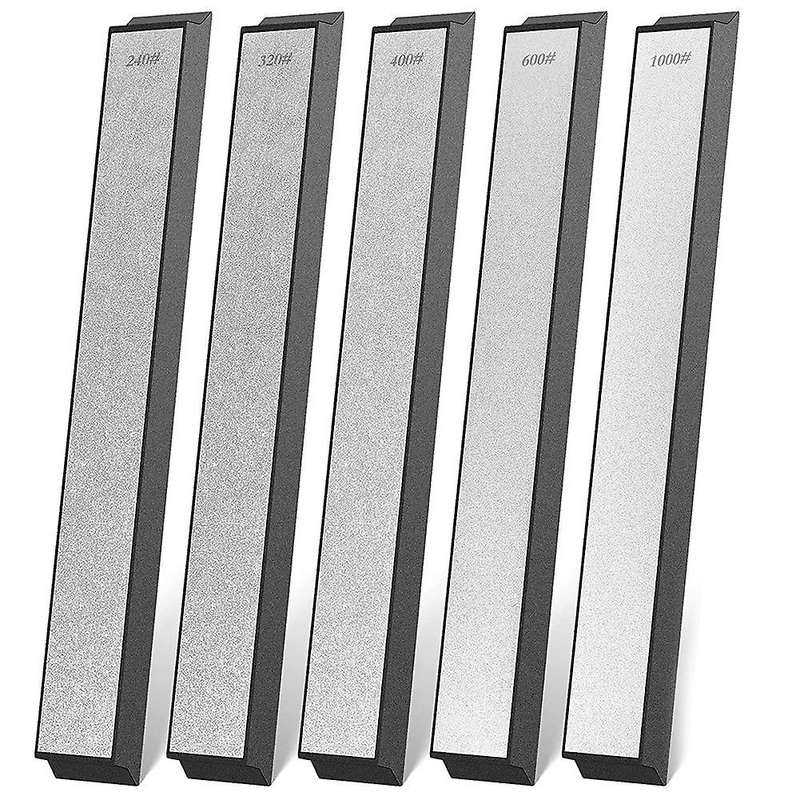 Diamond Sharpening Stones Set, 240/320/400/600/1000 for Kitchen