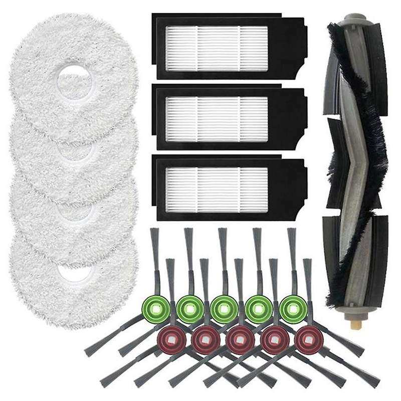 For Ecovacs Deebot X1 Omn Mop Cloth Main Brush Side Brush Hepa Filter