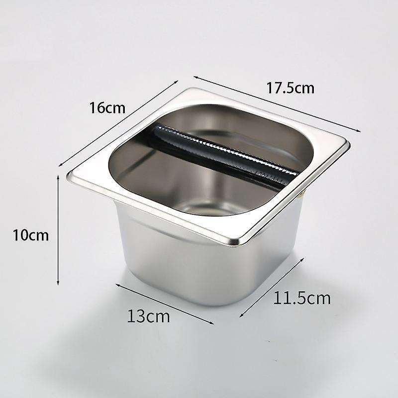Espresso Coffee Knock Container with Rubber Bar for Coffee Machine,a