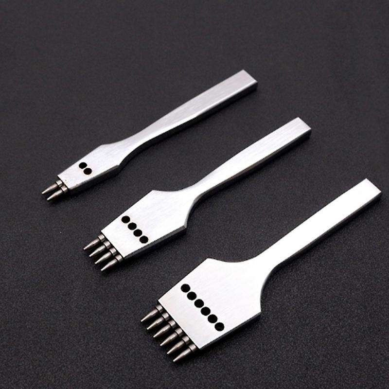 3pcs 4mm Leather Craft Round Hole Leather Puncher Tool/set