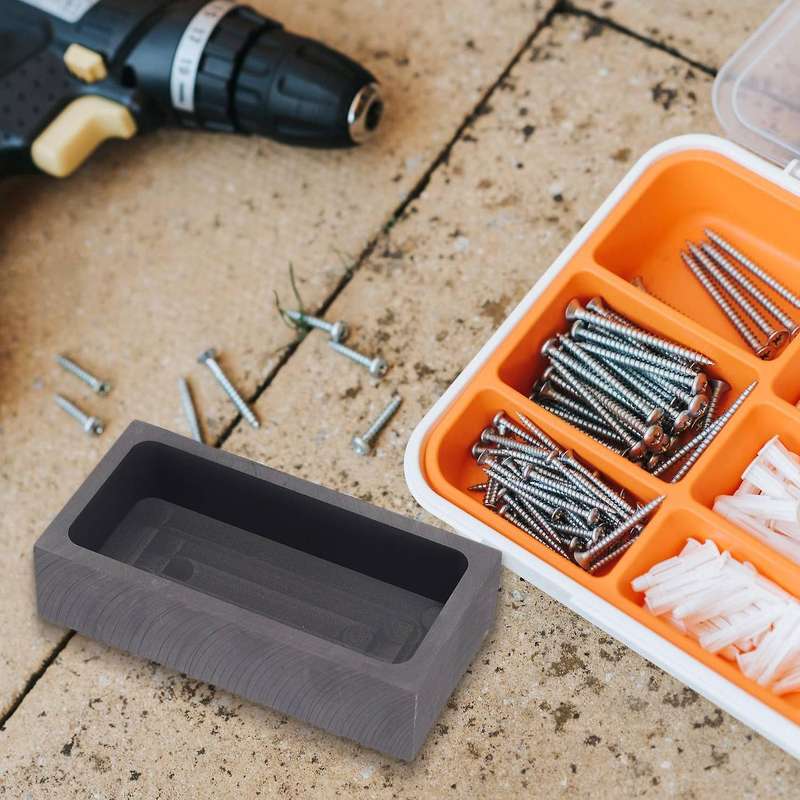 2 Pieces 1 Kg Graphite Ingot Mold Crucible Mould for Melting Casting