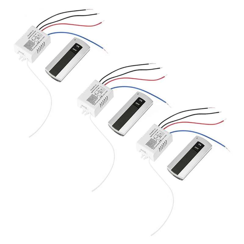Channel with Digital Transmitter Switch Receiver Remote Light Lamp