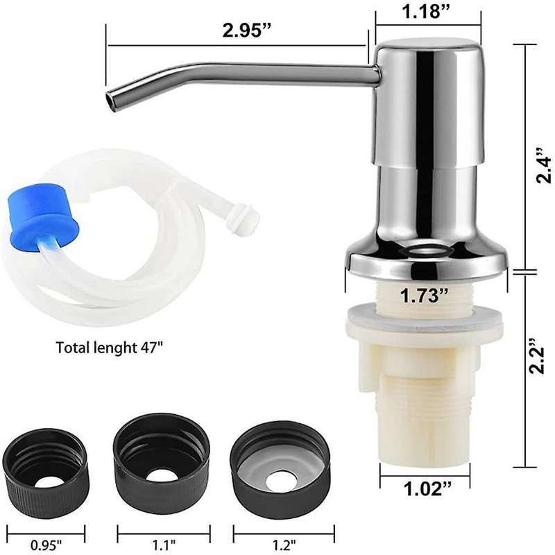 304 Stainless Steel Sink Soap Dispenser Kitchen Sink Hand Washer