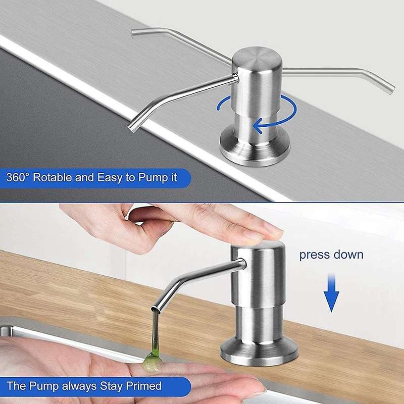 304 Stainless Steel Sink Soap Dispenser Kitchen Sink Hand Washer