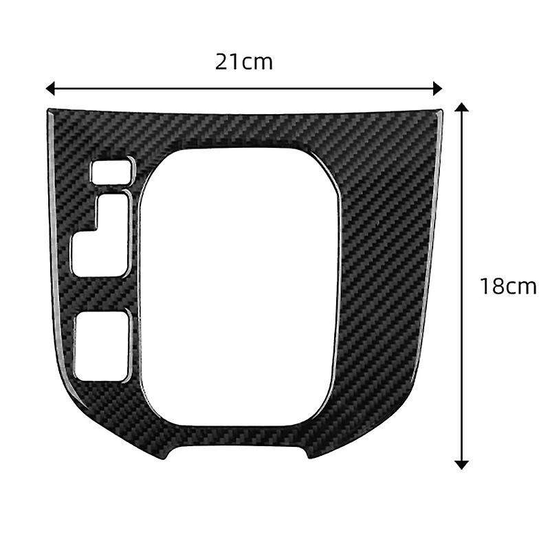 Auto Carbon Fiber Central Gear Panel Control Panel Decal Car Right